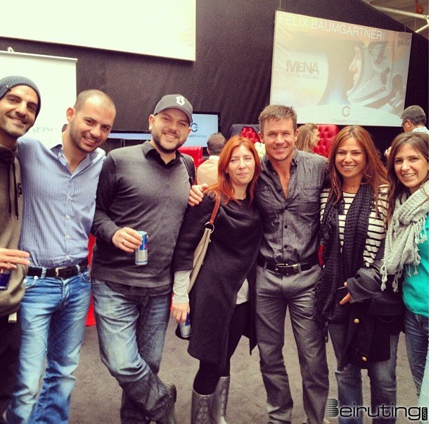 Felix Baumgartner at MENA Cristal Festival